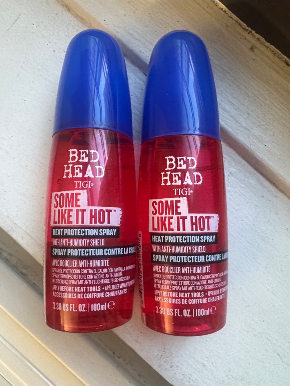 BedHead Some Like It Hot Heat Protection Spray - Set of 2 - NWT